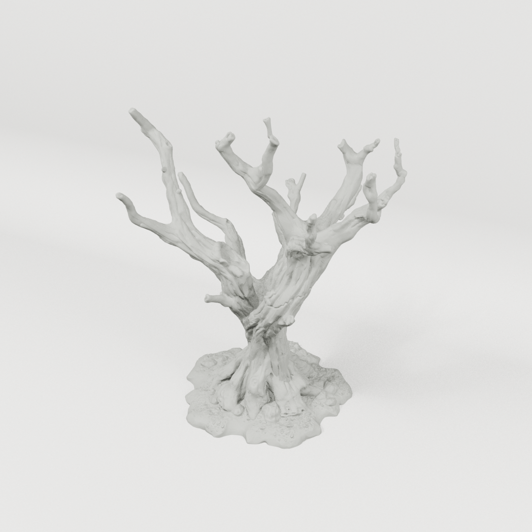 Free Tree - Forgotten Towns 28mm terrain components from an alternate angle