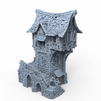 Guard Post assembled 28mm tabletop terrain