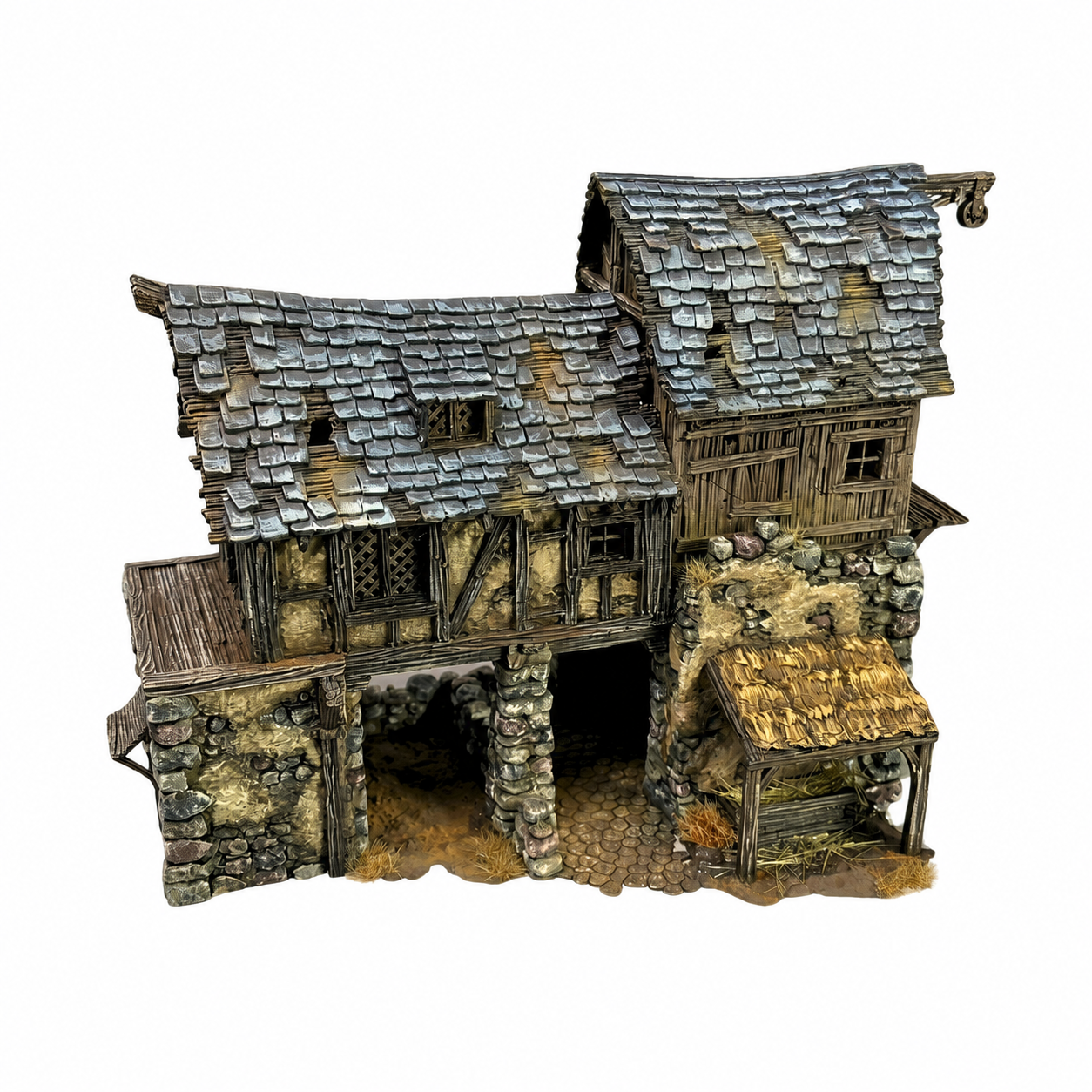 Harlan Grey-Eye's Barn assembled 28mm tabletop terrain