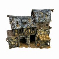 Harlan Grey-Eye's Barn assembled 28mm tabletop terrain