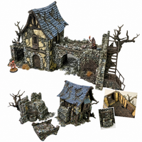 Hollowstone Manor assembled 28mm tabletop terrain