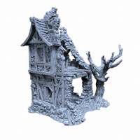 House of Whispers assembled 28mm tabletop terrain