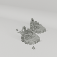 Summoning Font 28mm terrain component breakdown angle one
