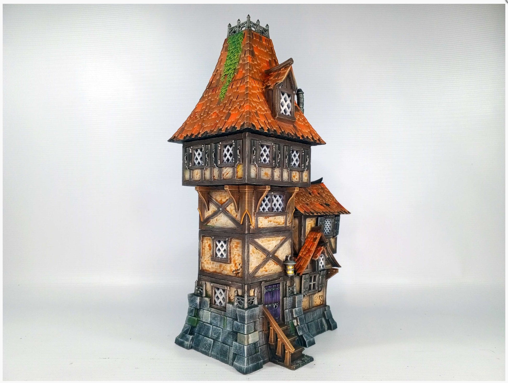Garrison Tower - 28mm Tabletop Terrain - Molten Prints