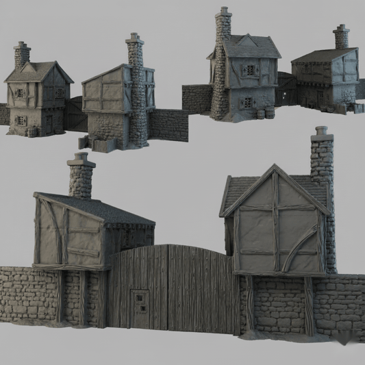 Gatehouse - 28mm DND/Wargame/RPG Terrain - Molten Prints