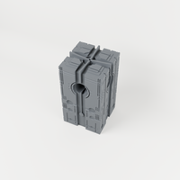 Great Monolith unpainted 28mm tabletop terrain, supplied as separate printed parts