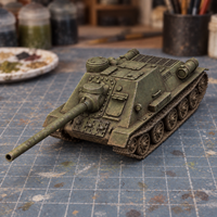 Rubble March Hunter Slapchop-painted display example. Supplied unpainted. Background items not included.