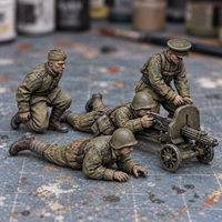 Rubble March Gunner Slapchop-painted display example. Supplied unpainted. Background items not included.