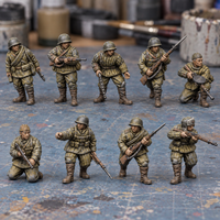 Rubble March Rifles Slapchop-painted display example. Supplied unpainted. Background items not included.