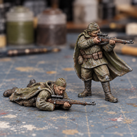 Rubble March Sniper Slapchop-painted display example. Supplied unpainted. Background items not included.