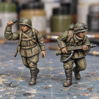 Rubble March Flame Slapchop-painted display example. Supplied unpainted. Background items not included.
