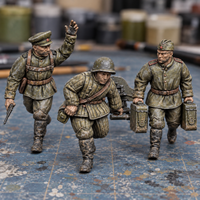 Rubble March Setup Slapchop-painted display example. Supplied unpainted. Background items not included.