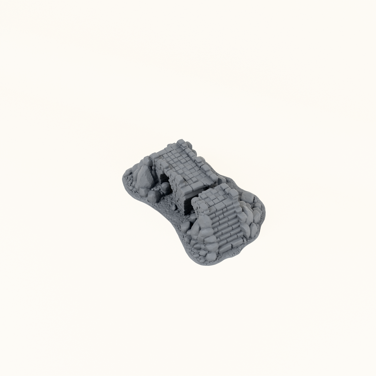 Broken Bridge dark grey product view