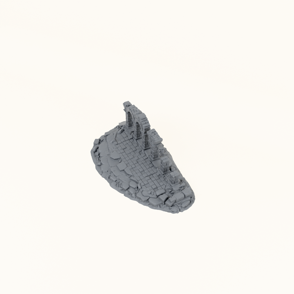 Dun Kaeroth Ruin 4 dark grey product view