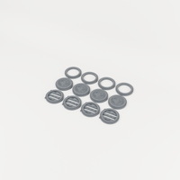 Fantasy Manhole Set 12-piece pack with four frames, four solid covers and four grated covers