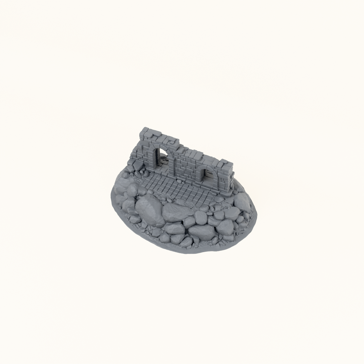 Dun Kaeroth Ruin 3 dark grey product view