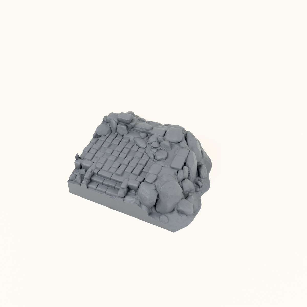 Shattered Platforms dark grey product view
