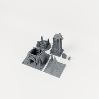 Sentinel Beacon included components rendered in charcoal grey