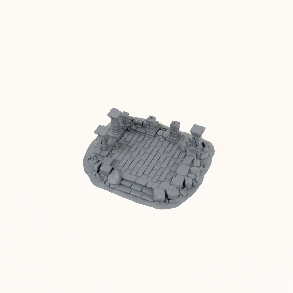 Dun Kaeroth Ruin 2 dark grey product view