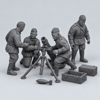 Rubble March Heavy unpainted resin kit identity image, complete set.