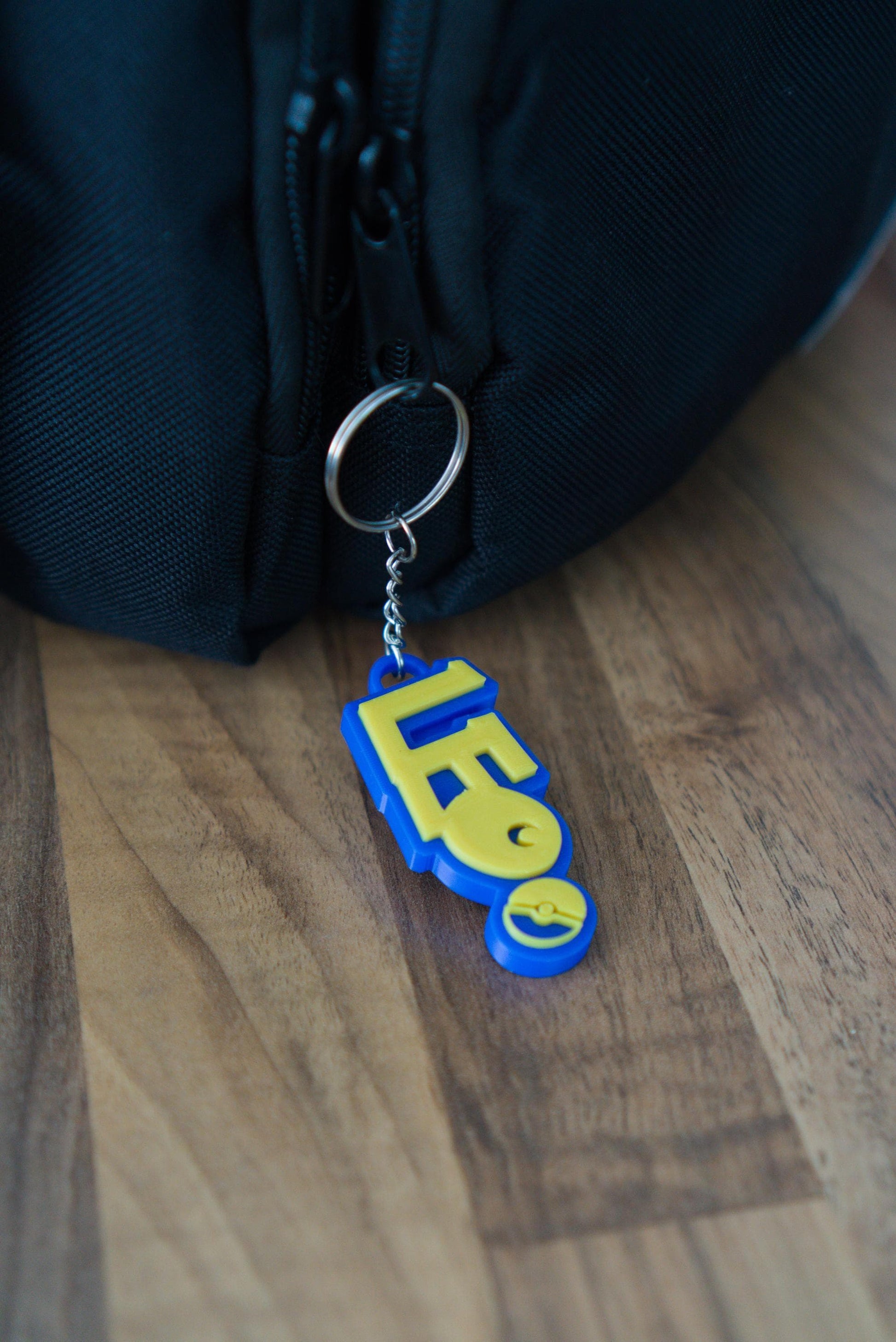 Pokemon inspired personalised bag charm gift