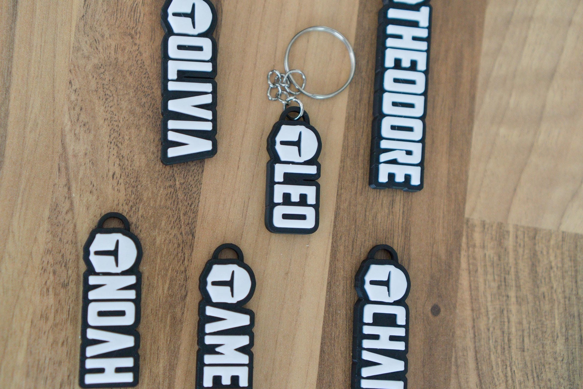 Star Wars inspired personalised name bag charm