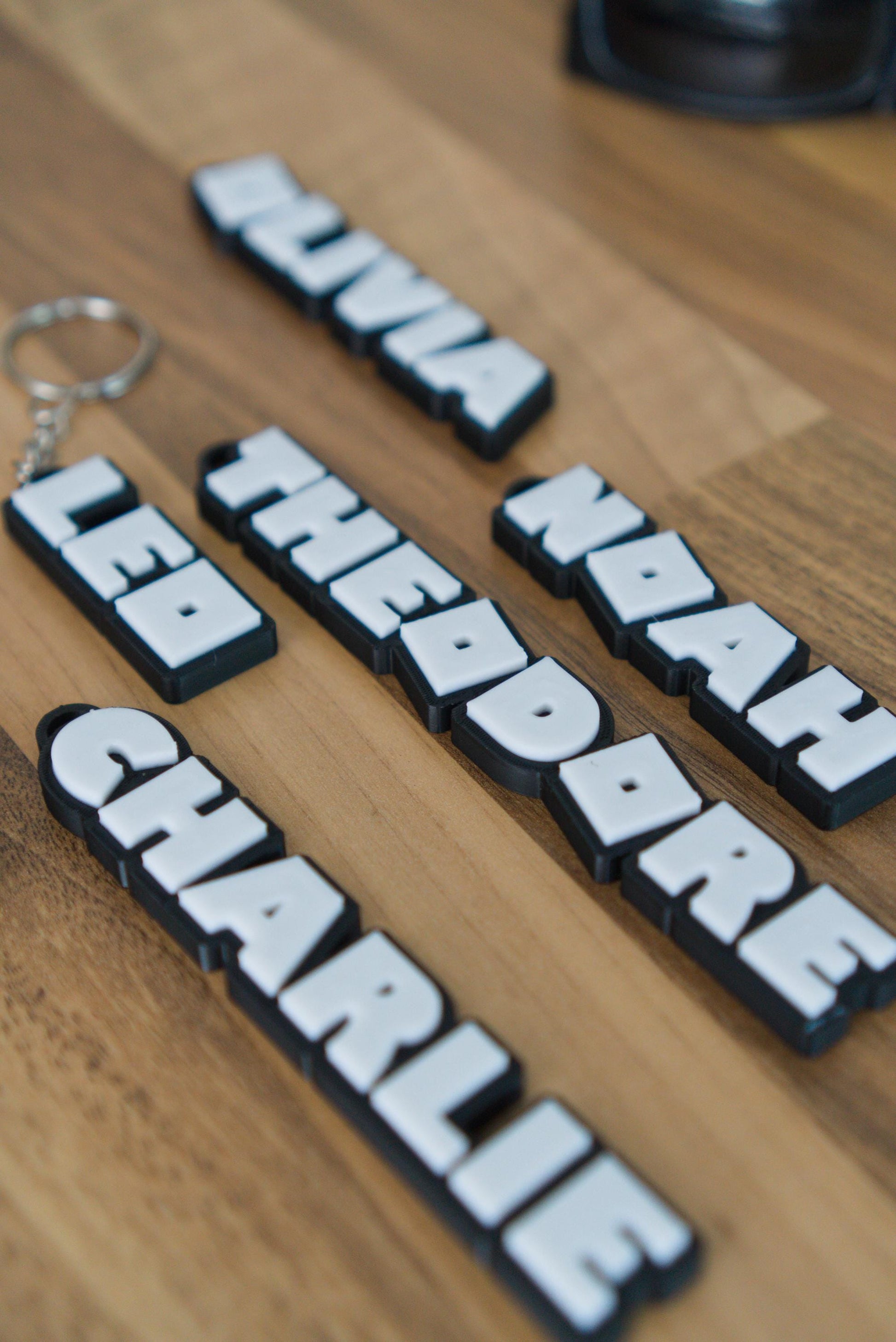 Roblox inspired personalised school bag charm