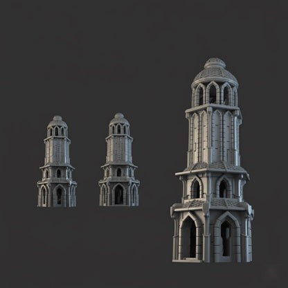 Lost City Tower 1 - 28mm DND/Wargame/RPG Terrain - Molten Prints