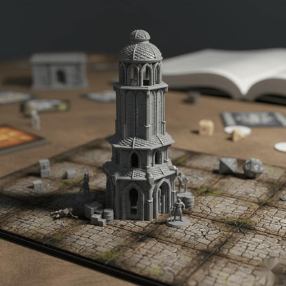 Lost City Tower 1 - 28mm DND/Wargame/RPG Terrain - Molten Prints