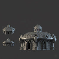 Lost City Building 1 - 28mm DND/Wargame/RPG Terrain - Molten Prints