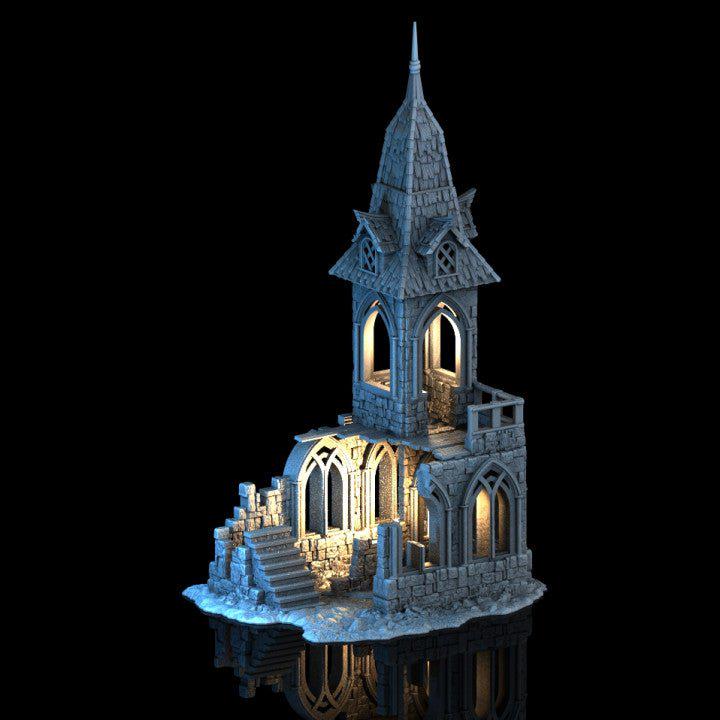 Ruined Cloister - 28mm DND/Wargame/RPG Terrain - Molten Prints