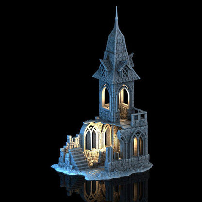 Ruined Cloister - 28mm DND/Wargame/RPG Terrain - Molten Prints