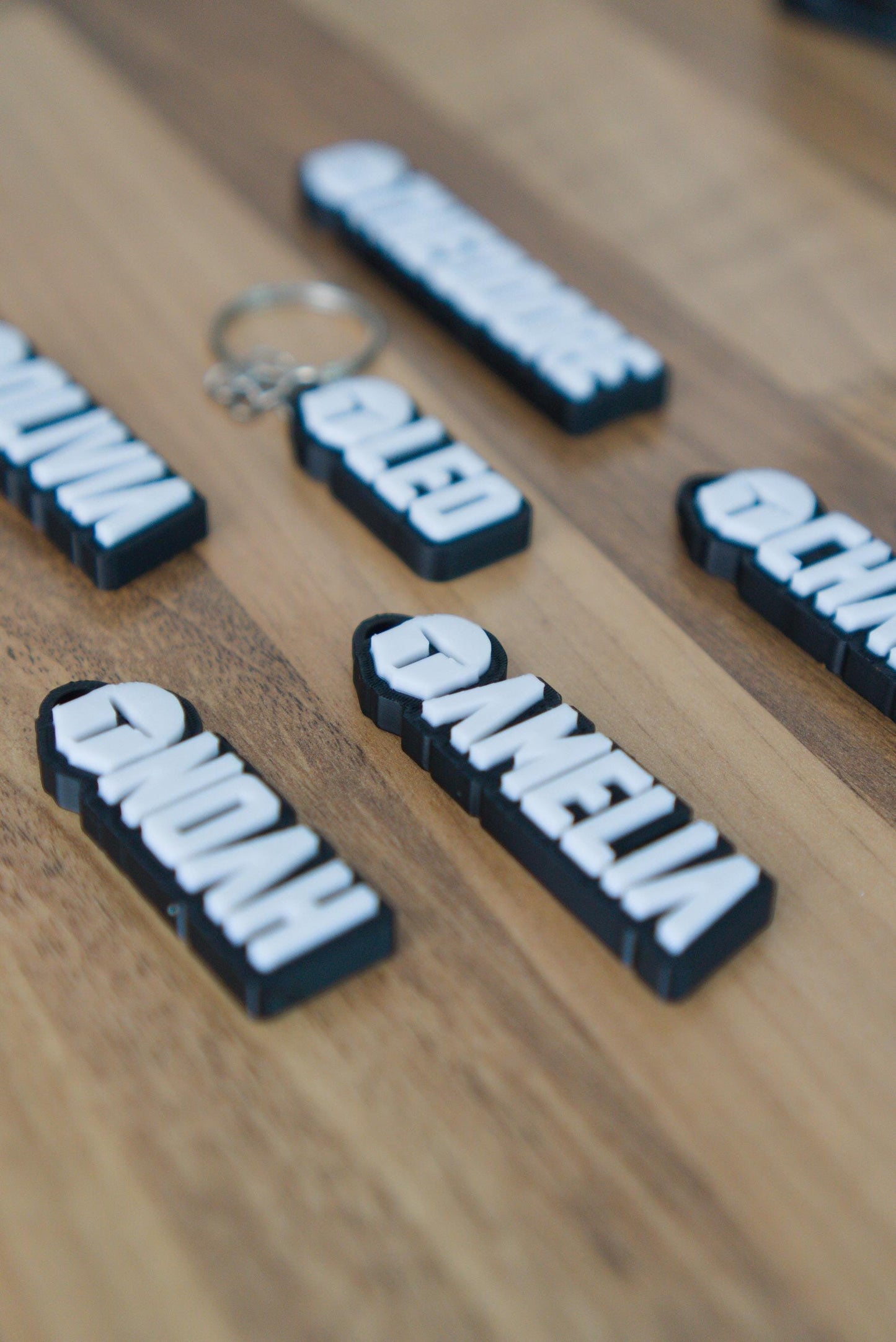 Mandalorian themed personalised keychain gift
