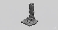 Dwarven Throne A - 28mm DND/Wargame/RPG Terrain - Molten Prints