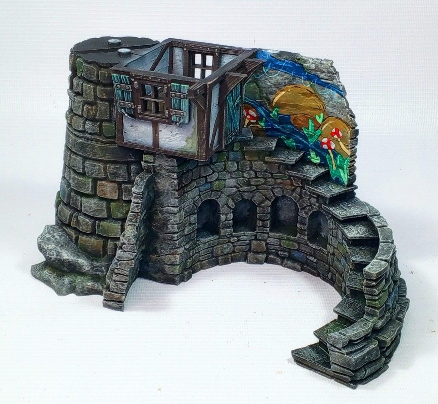 Sorcerers Tower - 28mm DND/Wargame/RPG Terrain - Molten Prints