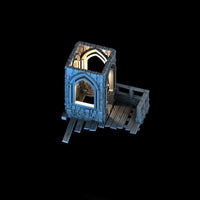 Ruined Cloister - 28mm DND/Wargame/RPG Terrain - Molten Prints