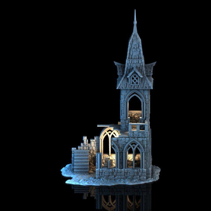 Ruined Cloister - 28mm DND/Wargame/RPG Terrain - Molten Prints
