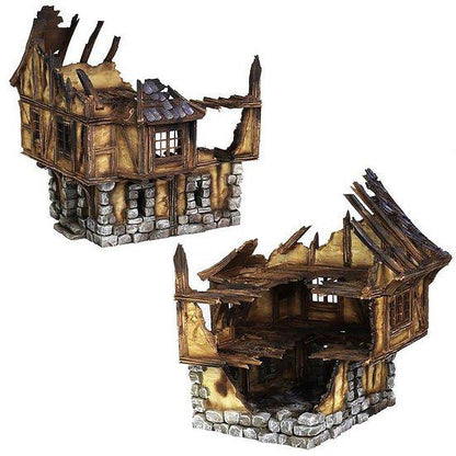 Ruined Medieval House E - 28mm DND/Wargame/RPG Terrain