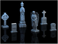 Graveyard Set - 28mm DND/Wargame/RPG Terrain