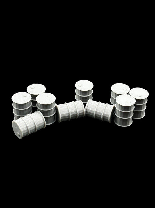 20x Barrels Terrain Scatter 28mm Scale For Games Like Warhammer / Wargaming image 0