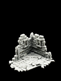 28mm Building Ruins Terrain Scenery for DND, Warhammer, Wargames image 7