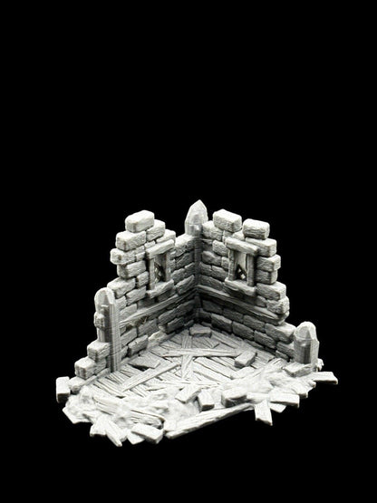 28mm Building Ruins Terrain Scenery for DND, Warhammer, Wargames image 7