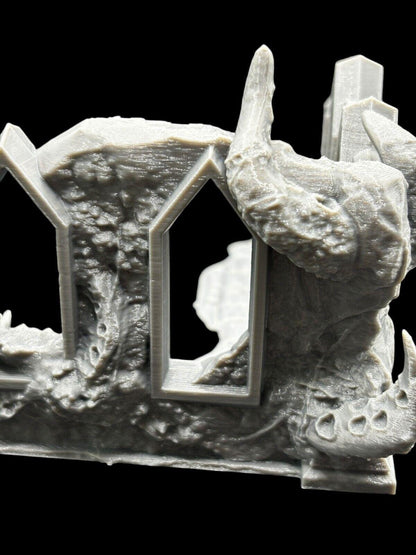 Medium Infected Ruins Terrain Sci Fi Tabletop Scenery 3D Printed 2 pcs image 5