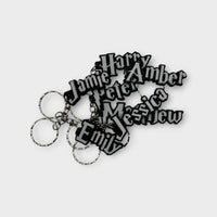 Harry Potter Personalised Name Keychain, School Bag, Lunch Bag, Perfect Gift image 0