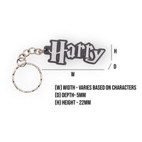 Harry Potter Personalised Name Keychain, School Bag, Lunch Bag, Perfect Gift image 4