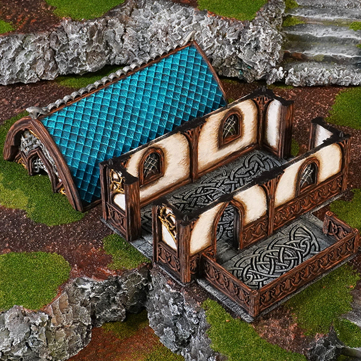 Elven Barracks - 28mm DND/Wargame/RPG Terrain image 3