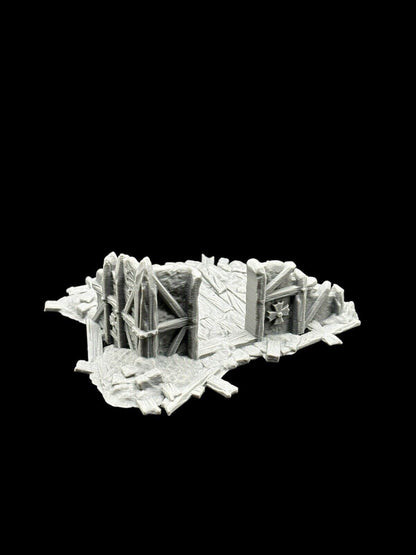 28mm Building Ruins Terrain Scenery for DND, Warhammer, Wargames image 3