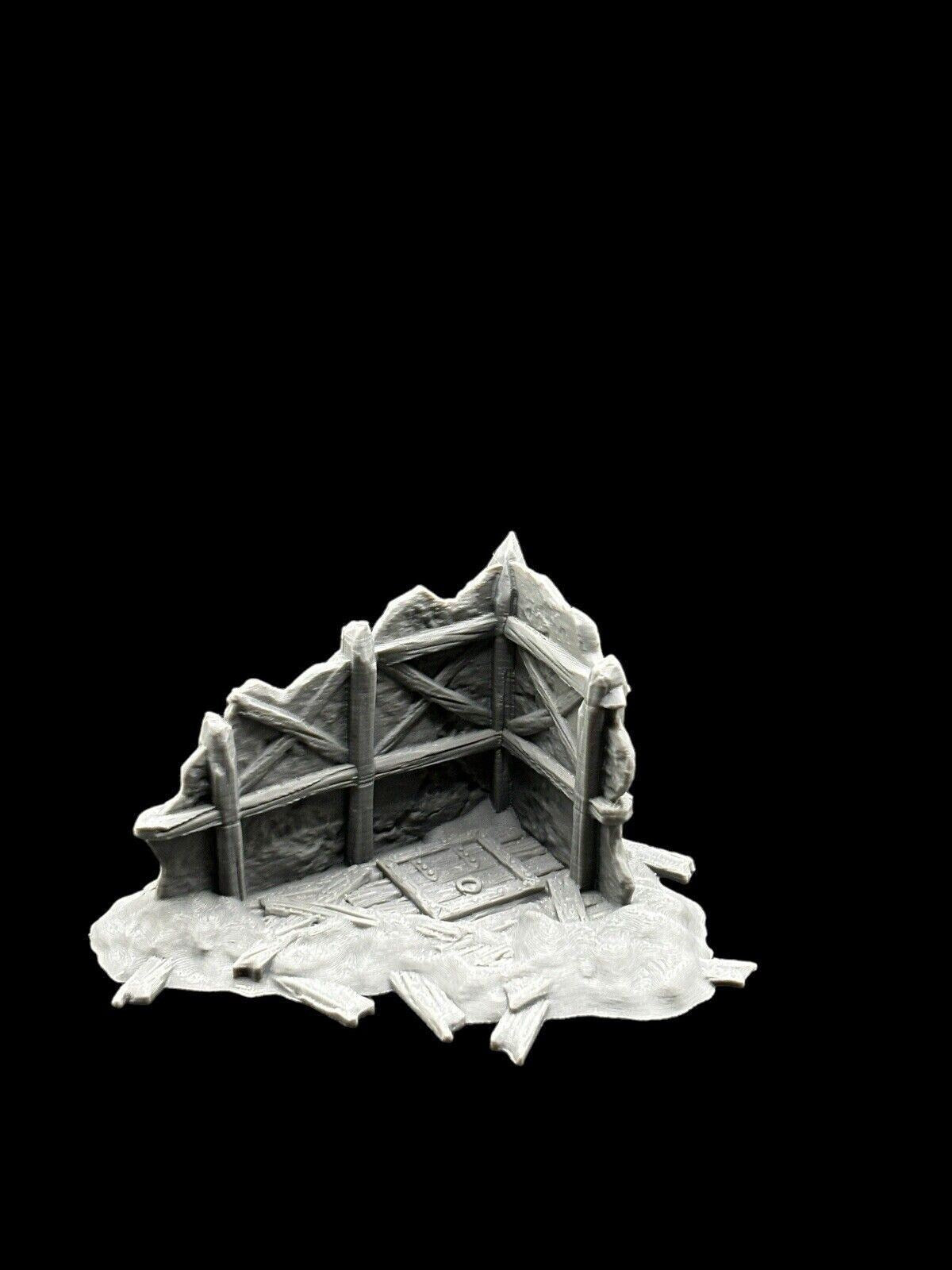 28mm Building Ruins Terrain Scenery for DND, Warhammer, Wargames image 5