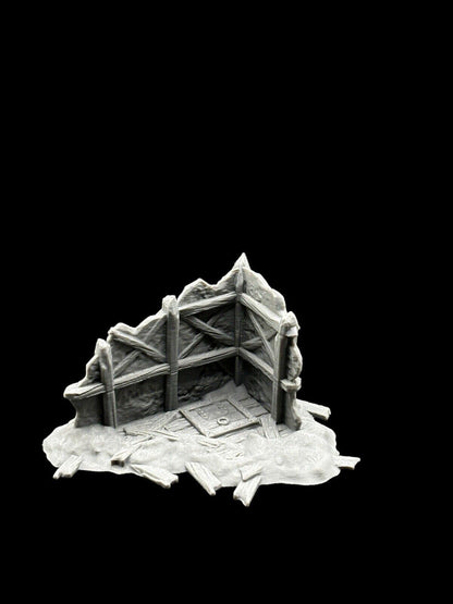 28mm Building Ruins Terrain Scenery for DND, Warhammer, Wargames image 5