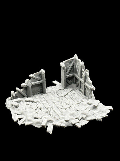 28mm Building Ruins Terrain Scenery for DND, Warhammer, Wargames image 6